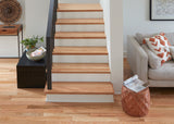 Prefinished Red Oak Select Solid Hardwood 1 in. Thick x 11.5 in. Wide x 48 in. Length Tread