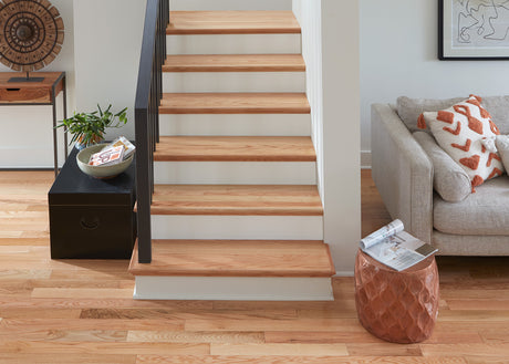 Prefinished Red Oak Select Solid Hardwood 1 in. Thick x 11.5 in. Wide x 48 in. Length Tread