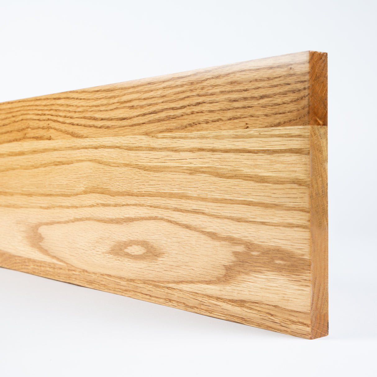 Prefinished Red Oak Solid Hardwood 3/4 in thick x 7.25 in wide x 36 in Length Riser