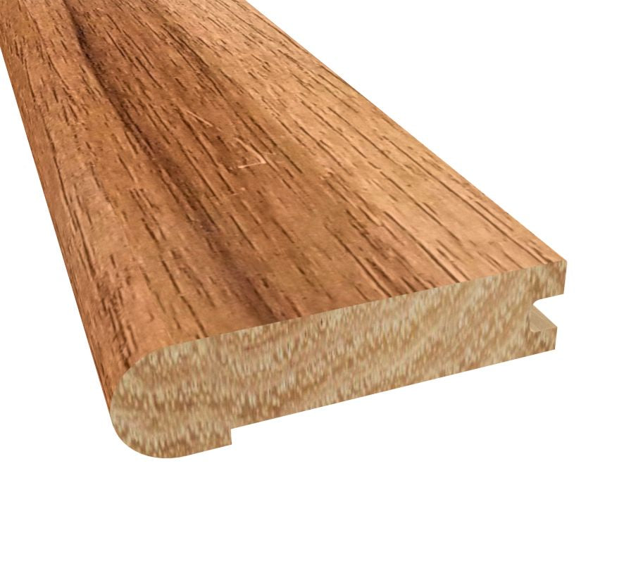 Prefinished Walnut Hickory 3/4 in. Thick x 3.13 in. Wide x 6.5 ft. Length Stair Nose