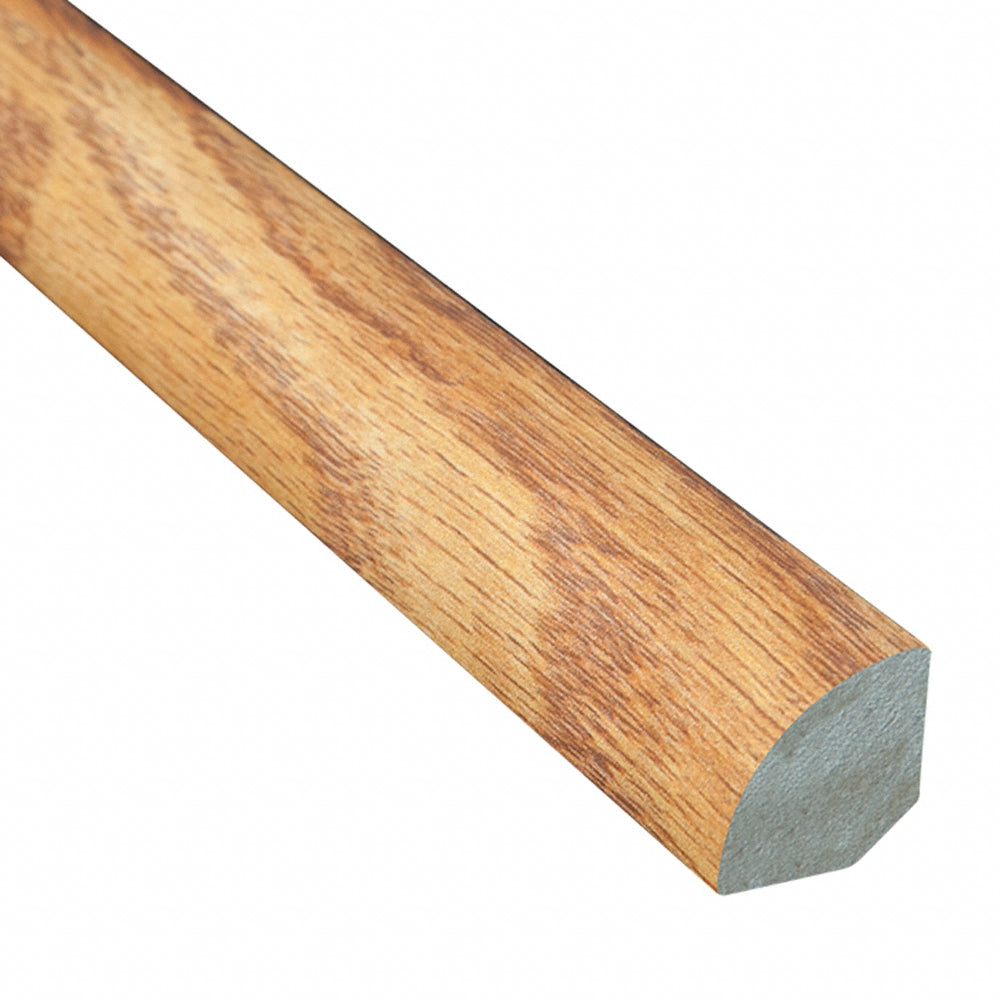 Butterscotch Oak Laminate 1.075 in wide x 7.5 ft Length Quarter Round