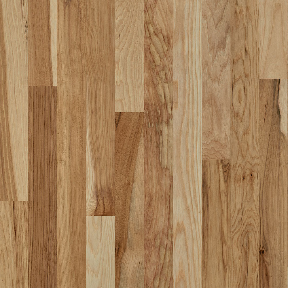 3/4 in. Millrun Hickory Prefinished Solid Hardwood Flooring 2.25 in. Wide