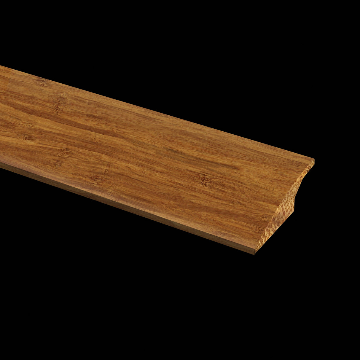 Prefinished Quick Click Strand Carbonized Bamboo 1/2 in. Thick x 2 in. Wide x 72 in. Length Reducer