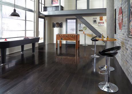 3/4 in. Espresso Oak Prefinished Solid Hardwood Flooring 3.25 in. Wide