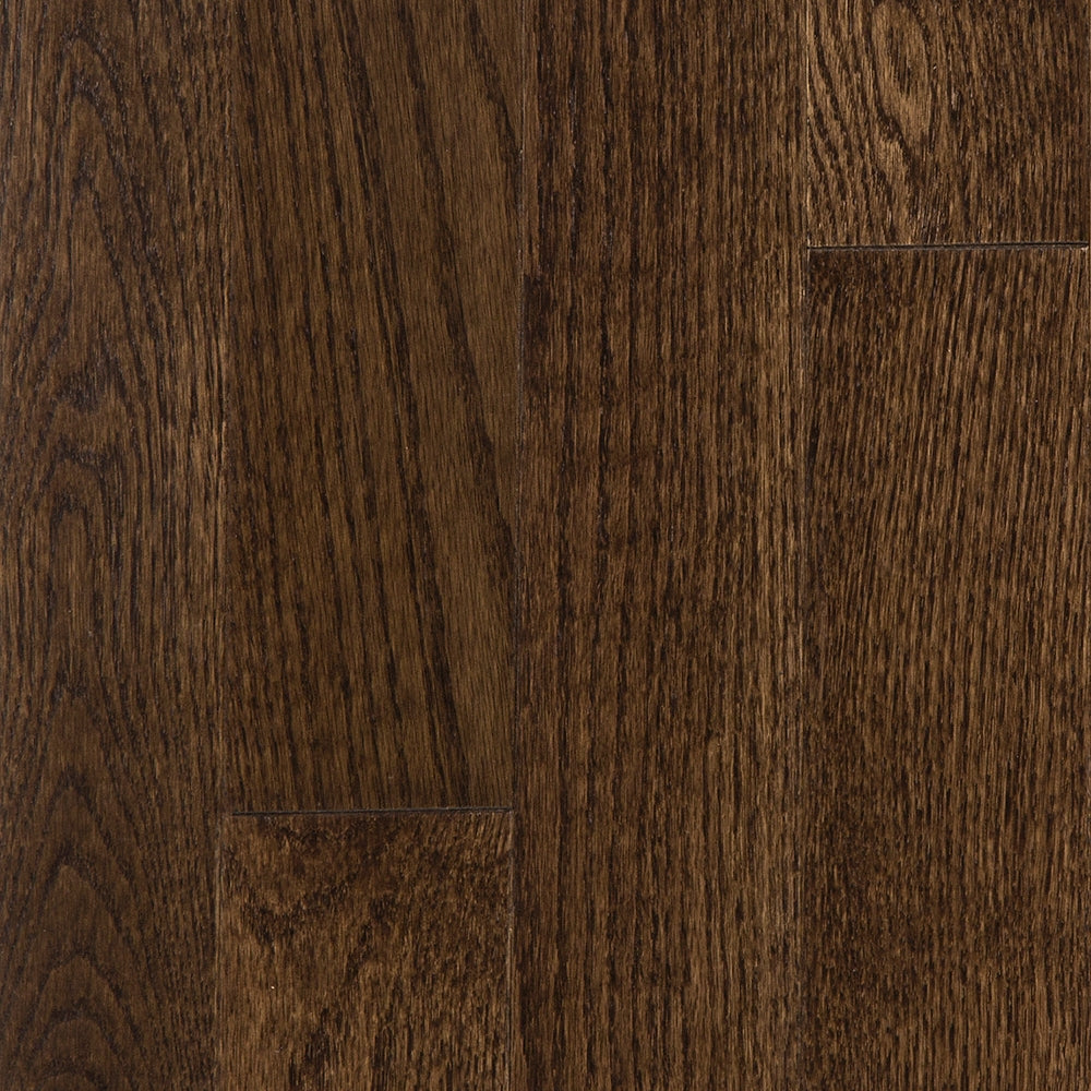 3/4 in. Mocha Oak Prefinished Solid Hardwood Flooring 3.25 in. Wide