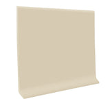 Cove Base Vinyl 4 in x 4 ft pcs Almond 120 ft/bx Baseboard