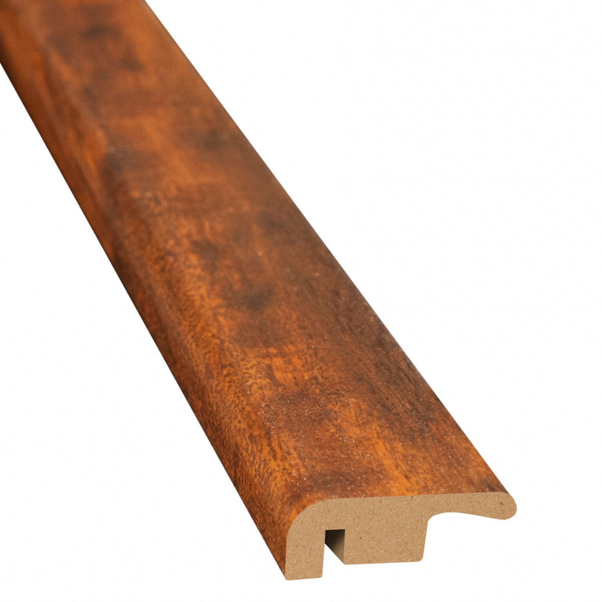 Bronzed Brazilian Acacia Laminate 1.37 in. Wide x 7.5 ft. Length End Cap