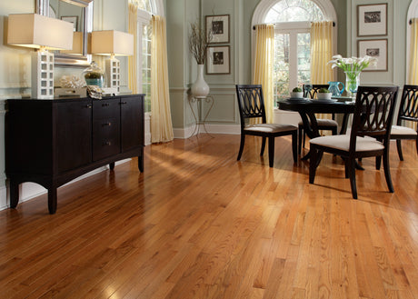 3/4 in. Butterscotch Oak Prefinished Solid Hardwood Flooring 3.25 in. Wide