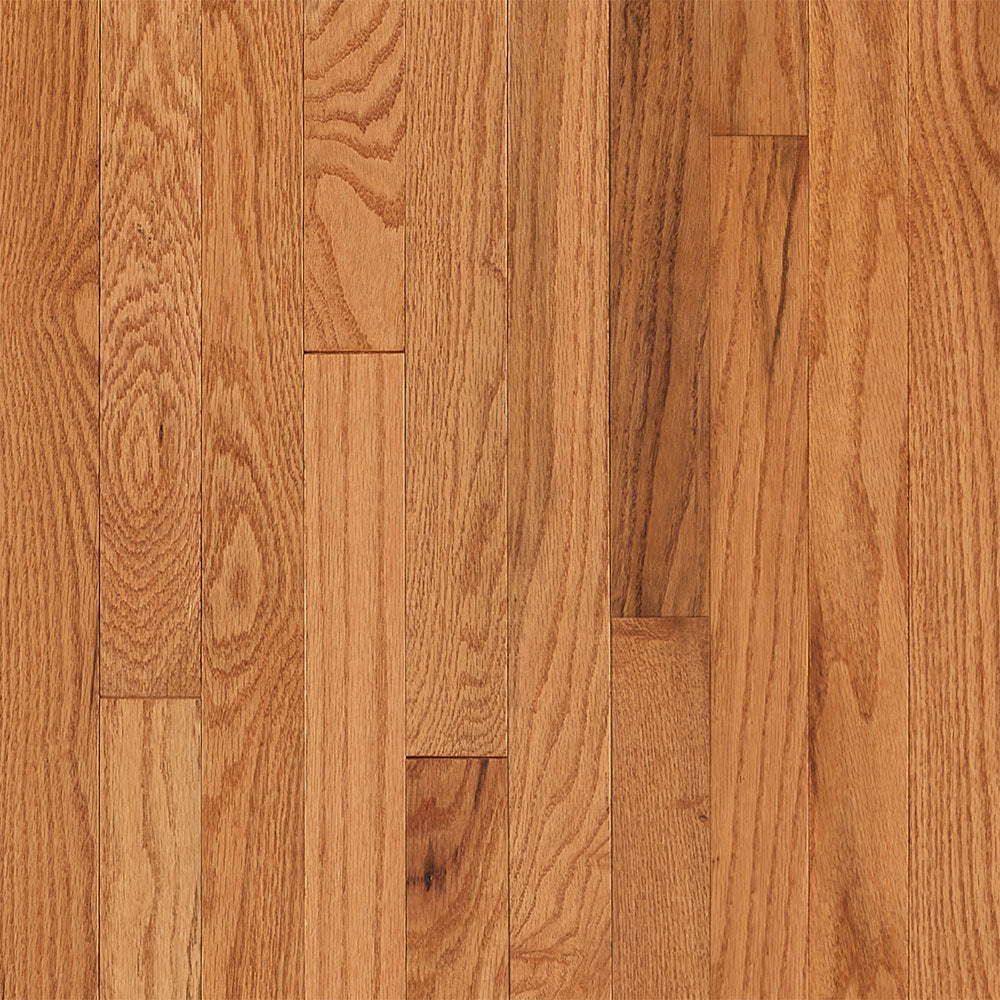 3/4 in. Butterscotch Oak Solid Hardwood Flooring 2.25 in. Wide - Sample