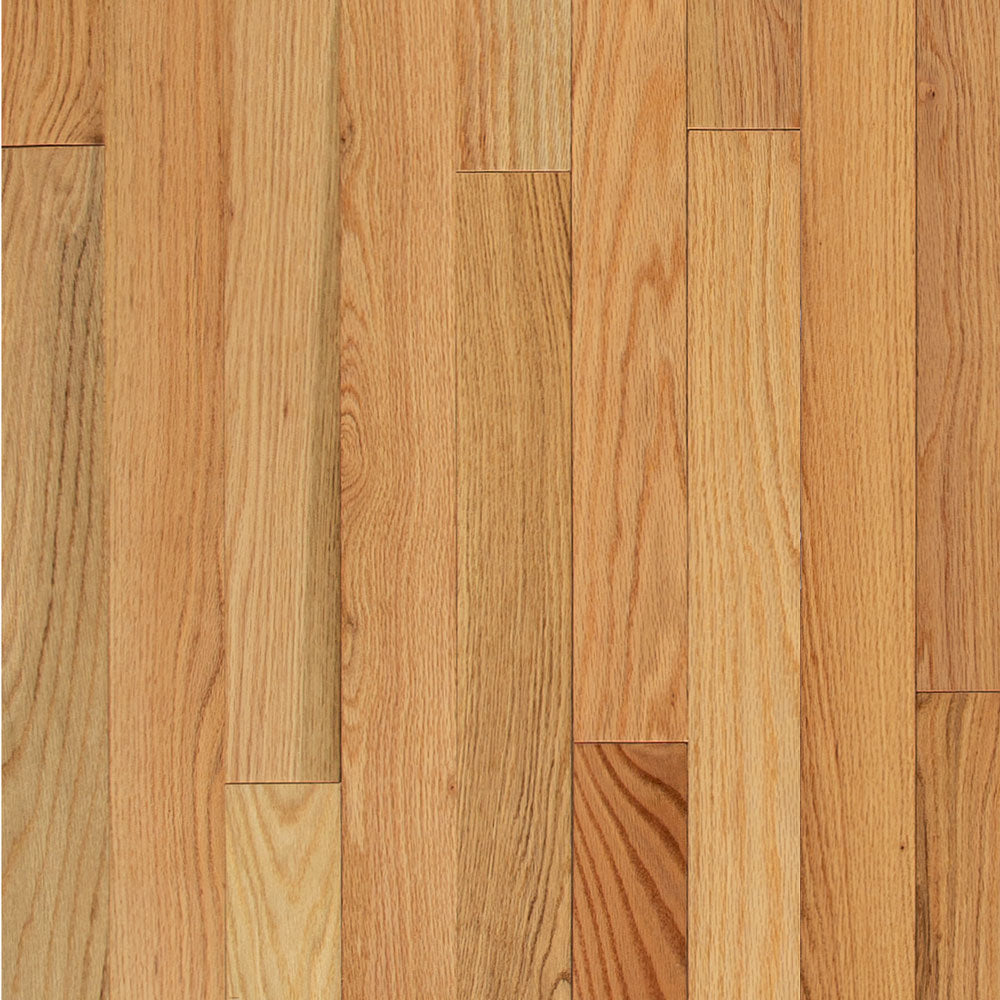 3/4 in. Red Oak Solid Hardwood Flooring 3.25 in. Wide - Sample