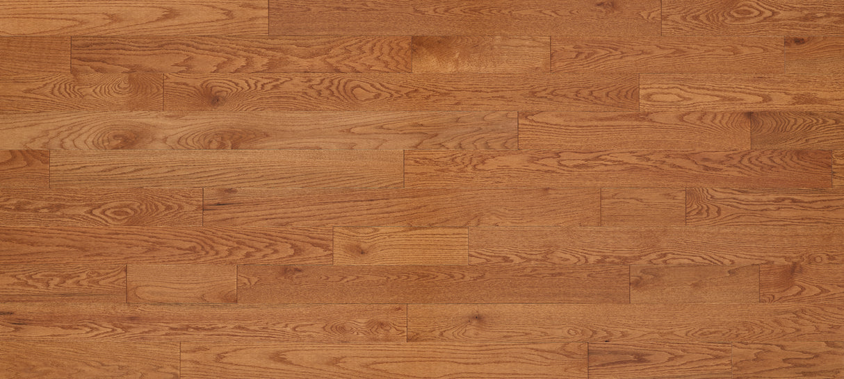 3/4 in. Classic Gunstock Oak Solid Hardwood Flooring 5 in. Wide - Sample