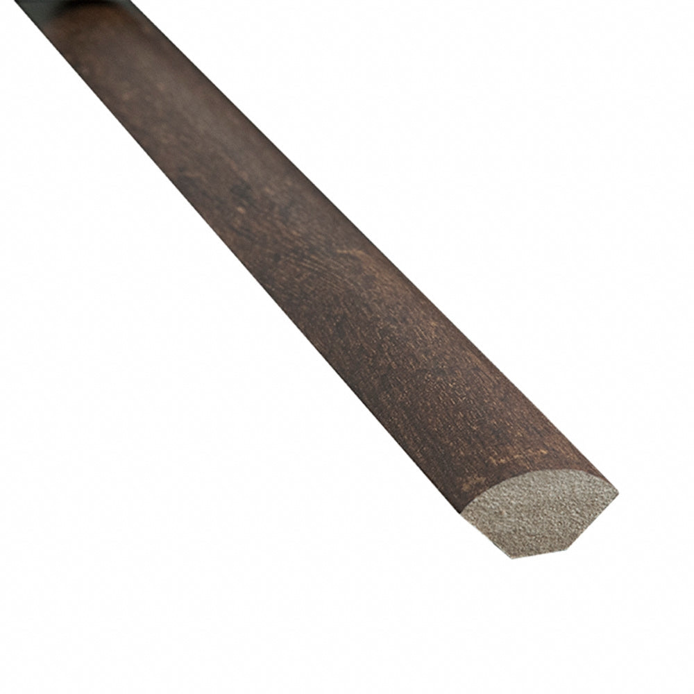 Clear Lake Chestnut Vinyl 0.75 in wide x 7.5 ft length Quarter Round