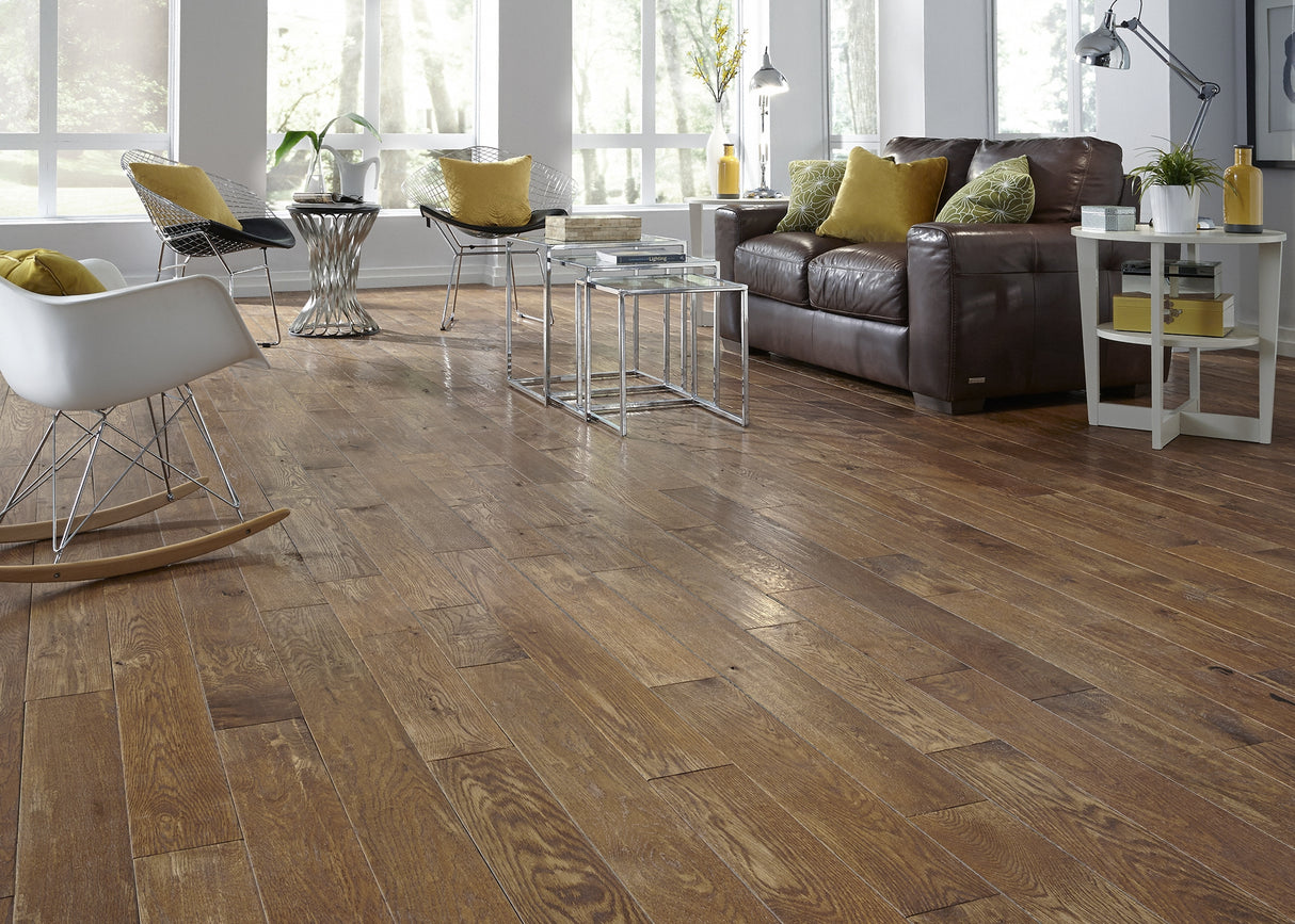 3/4 in. Paradise Valley Oak Solid Hardwood Flooring 5 in. Wide - Sample