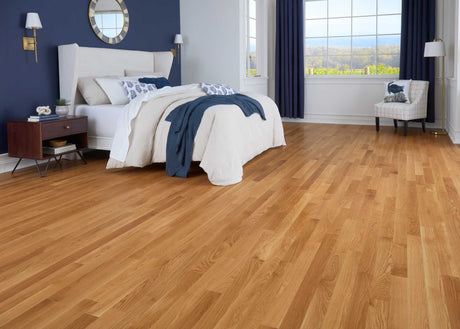 3/4 in. Select White Oak Solid Hardwood Flooring 3.25 in. Wide - Sample