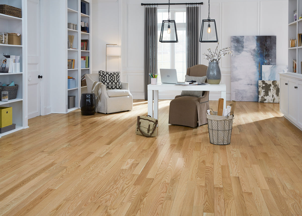 3/4 in. Select Red Oak Prefinished Solid Hardwood Flooring 3.25 in. Wide