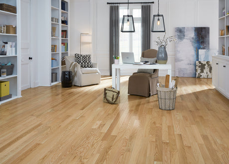 3/4 in. Select Red Oak Prefinished Solid Hardwood Flooring 2.25 in. Wide