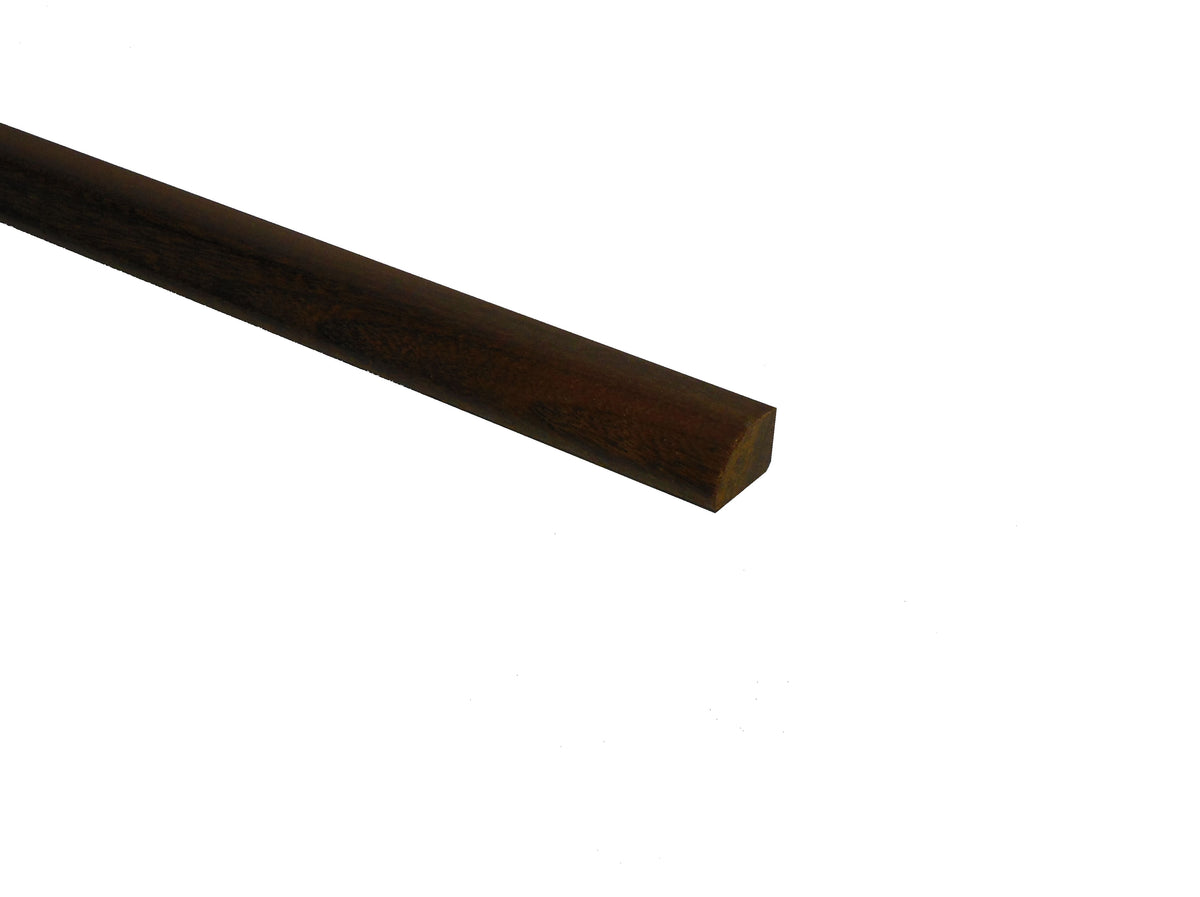 Prefinished Brazilian Walnut 3/4 in. Tall x 0.5 in. Wide x 6.5 ft. Length Shoe Molding