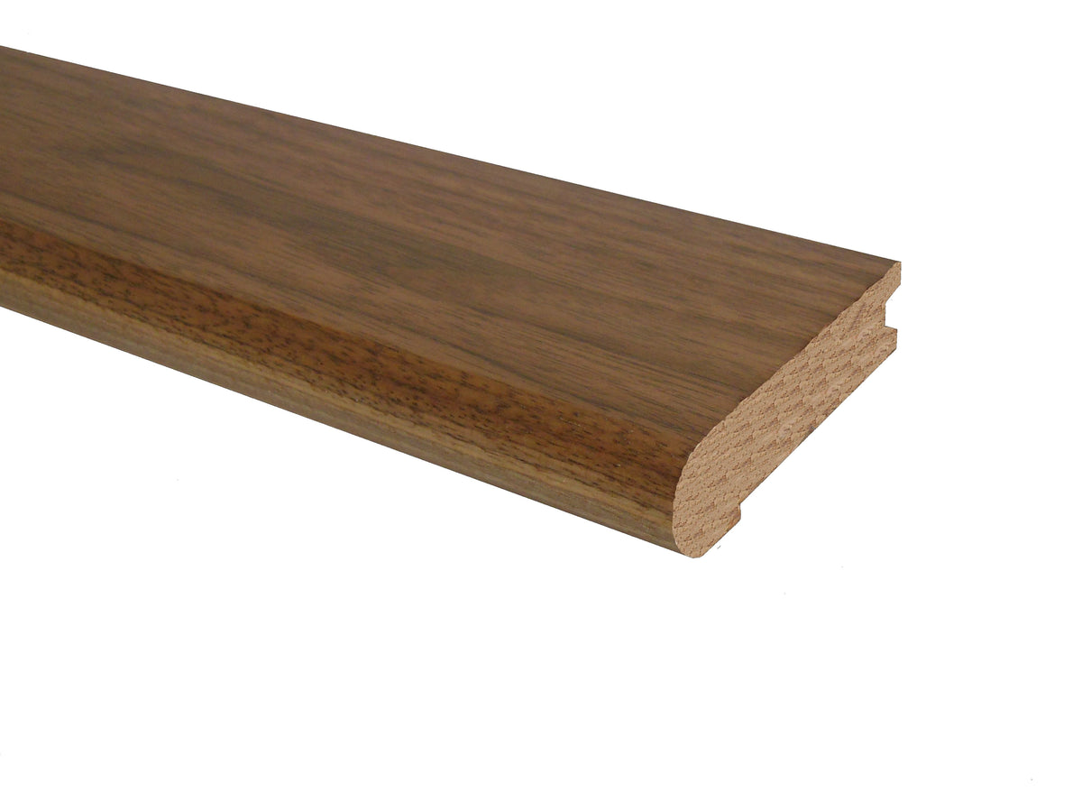 Prefinished Matte Brazilian Pecan Natural 3/4 in. Thick x 3.13 in. Wide x 6.5 ft. Length Stair Nose