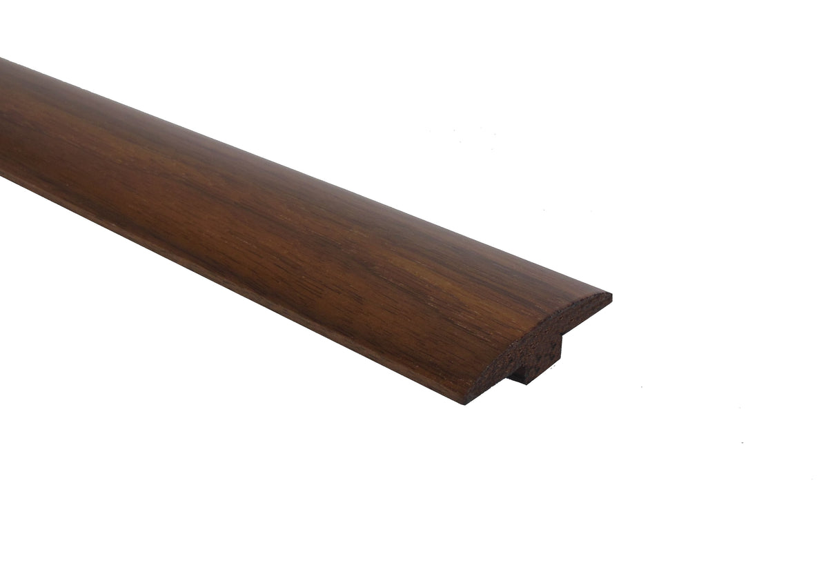 Prefinished Matte American Walnut 2 in. Wide x 6.5 ft. Length T-Molding