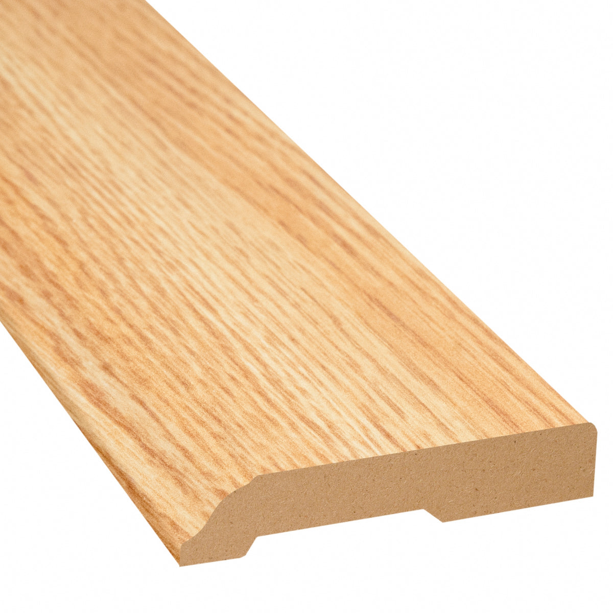 Select Red Oak  Laminate 3-1/4 in. Tall x 0.63 in. Thick x 7.5 ft. Length Baseboard