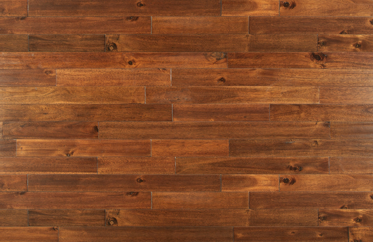 3/4 in. Hazelnut Acacia Distressed Solid Hardwood Flooring 3.5 in. Wide - Sample