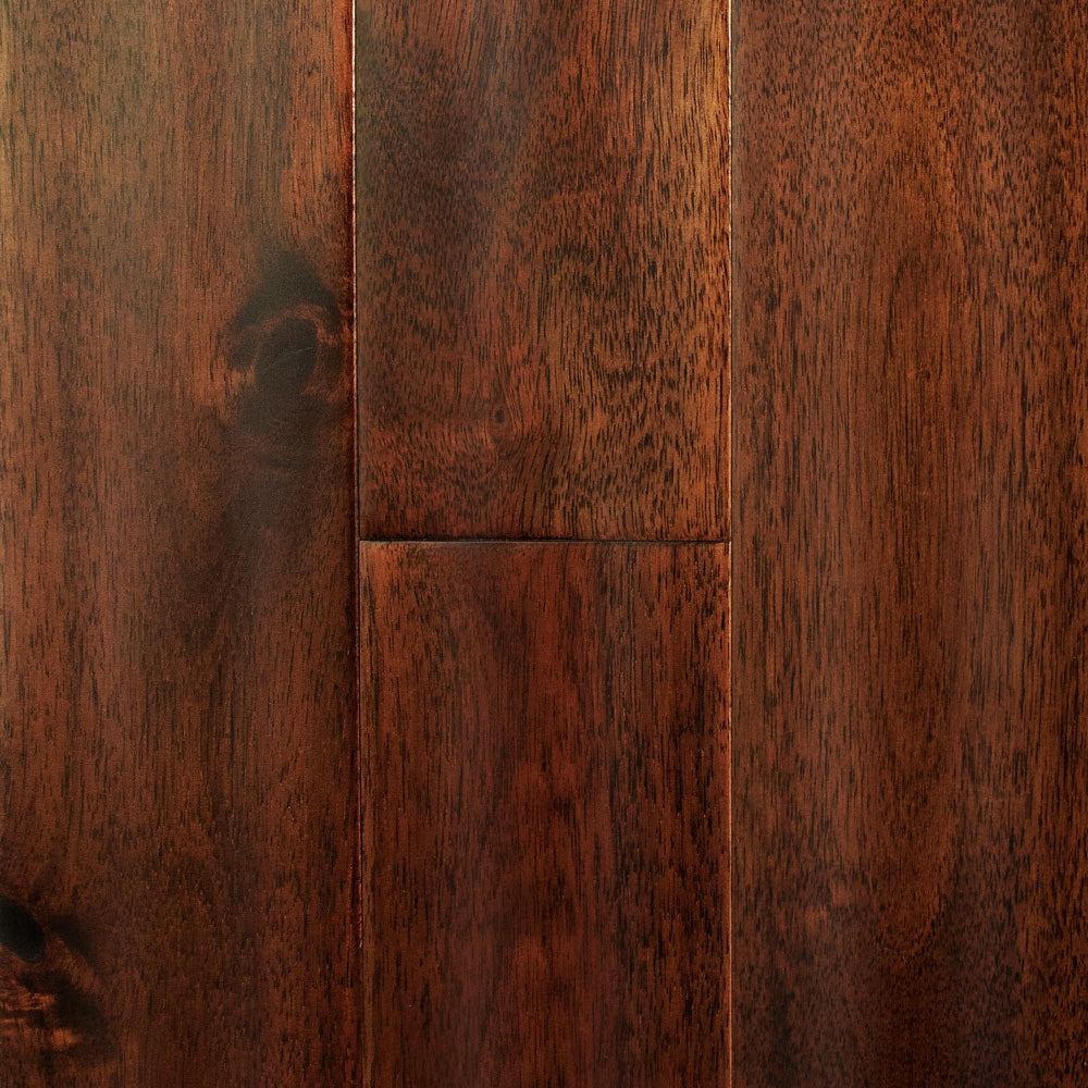 3/4 in. Hazelnut Acacia Distressed Prefinished Solid Hardwood Flooring 3.5 in. Wide