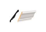 11/16 in. Thick x 5-1/4 in. Wide x 12 ft. Length WM45 White Crown