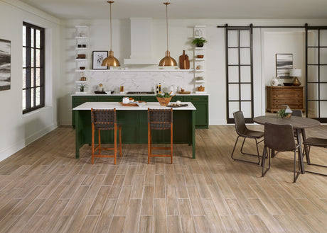 36"x6" Cottage Wood ASH Porcelain Tile- Stack Out - 260.84 Sq. Ft.