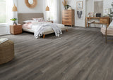 8mm Pewter Oak Laminate Flooring 7.64 in. Wide x 50.63 in. Long