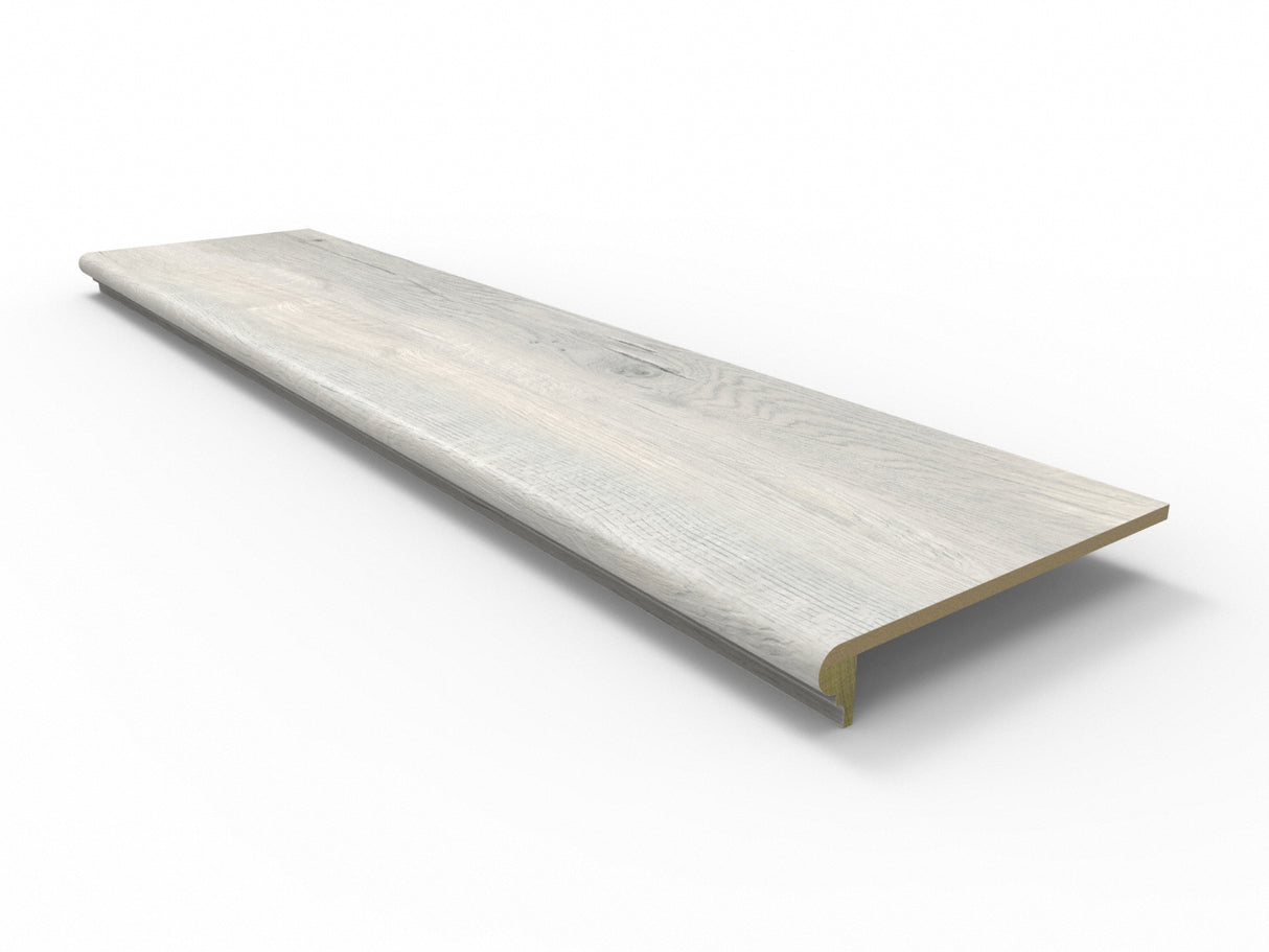 Driftwood Hickory Vinyl 3/8 in. Thick x 11.5 in. Wide x 48 in. Retrofit Stair Tread