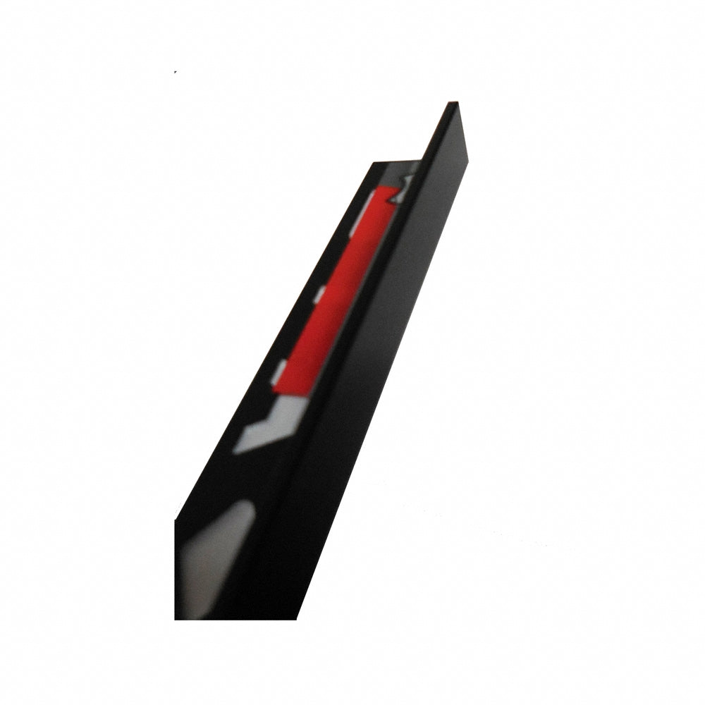 3/8" x 96" Brushed Black Tile L-Edge