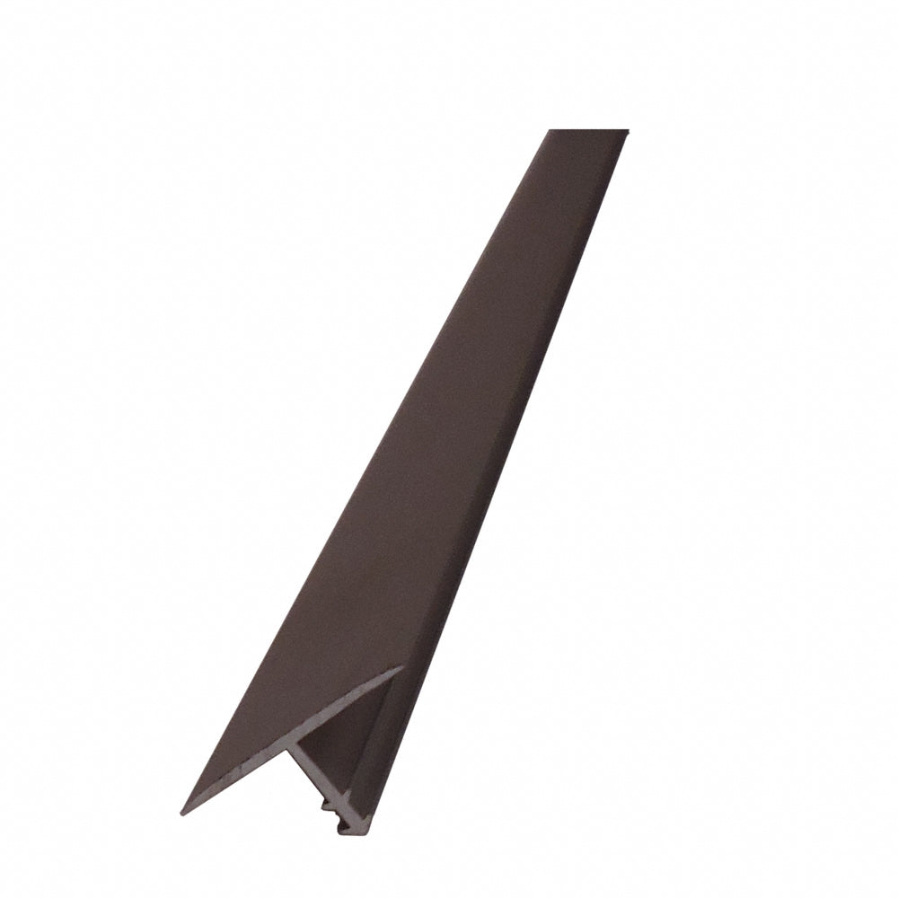 7/8" x 96" Dark Bronze Tile T-Molding