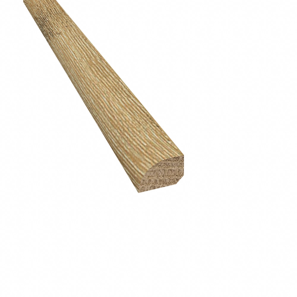 Prefinished Vintage French Oak 3/4 in. Tall x 0.5 in. Wide x 6.5 ft. Length Shoe Molding