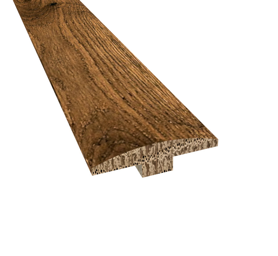 Prefinished Willow Manor Oak 2 in. Wide x 6.5 ft. Length T-Molding