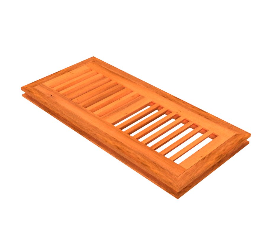 4" x 12" Brazilian Koa Flush Grill