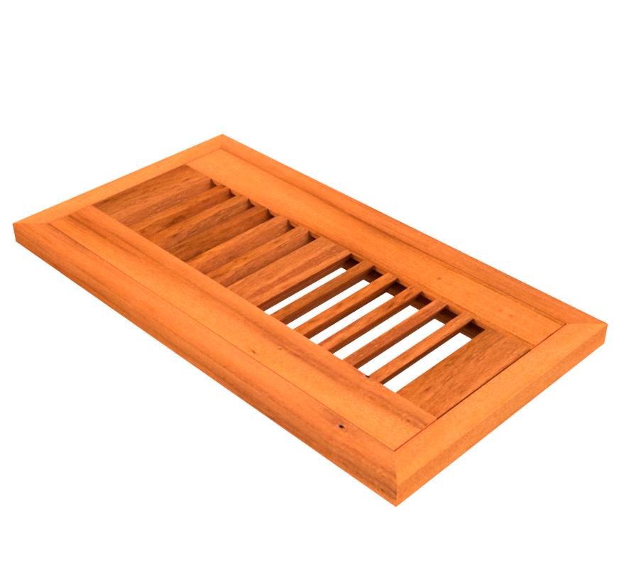 4" x 10" Brazilian Koa 1/2" Flush Grill