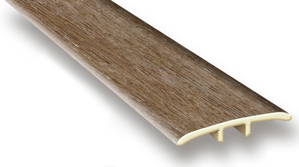 Malted Oak Vinyl Waterproof 1.75 in wide x 7.5 ft Length T-Molding
