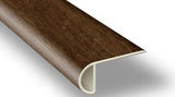 Clear Lake Chestnut Vinyl Waterproof 2.25 in wide x 7.5 ft Length Low Profile Stair Nose