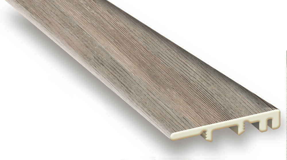 Edgewater Oak Vinyl Waterproof 1.5 in wide x 7.5 ft Length End Cap