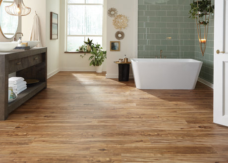 5mm Golden Acacia Waterproof Luxury Vinyl Plank Flooring 7 in. Wide x 48 in. Long