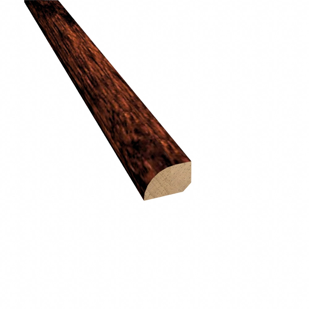 Prefinished Moroccan Cherry Hevea 3/4 in. Tall x 0.5 in. Wide x 6.5 ft. Length Shoe Molding