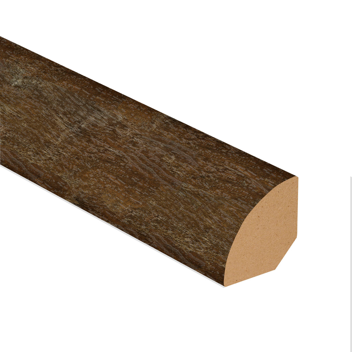 Copper Barrel Oak Vinyl 0.75 in wide x 7.5 ft length Quarter Round