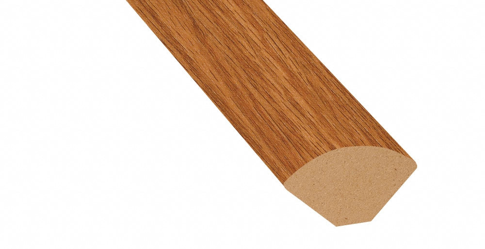 Butterscotch Oak Vinyl 0.75 in wide x 7.5 ft length Quarter Round