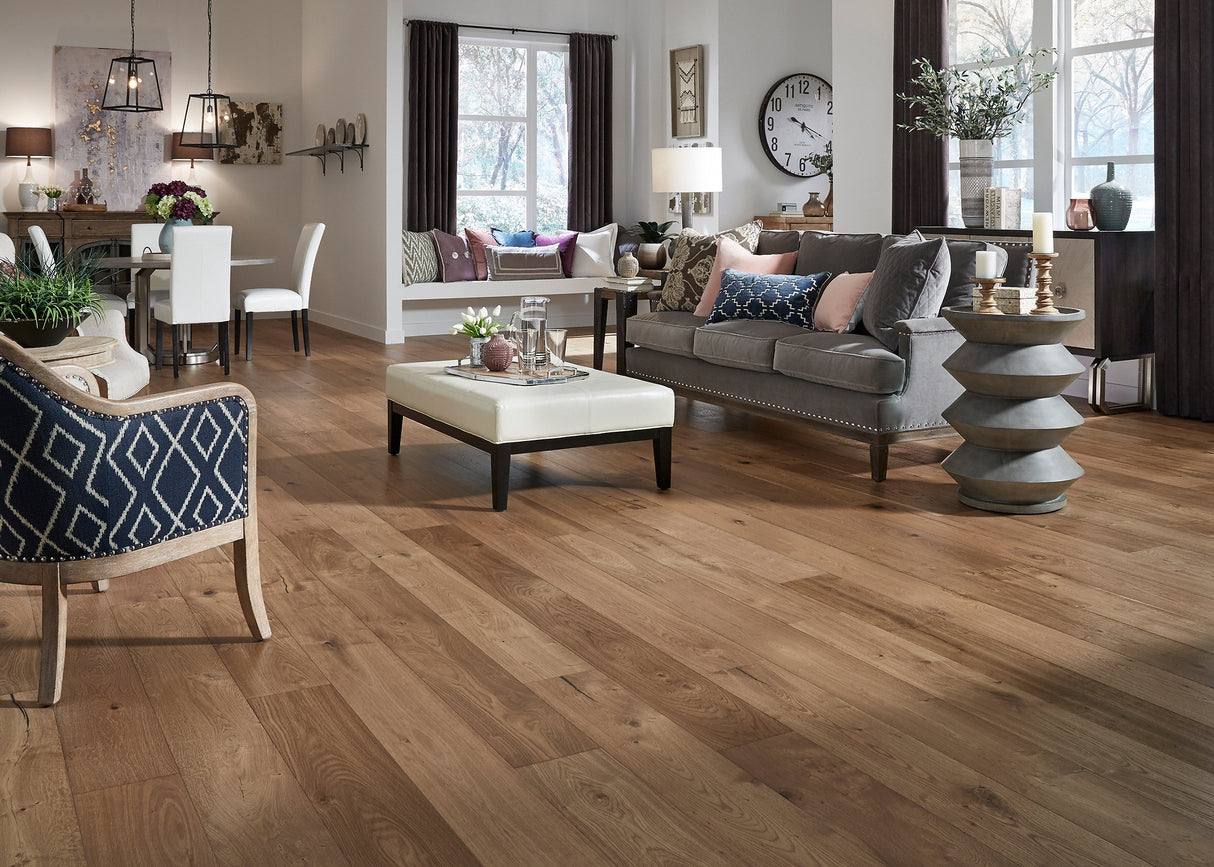 9/16 in. Winchester Oak Prefinished Engineered Hardwood Flooring 7.5 in. Wide