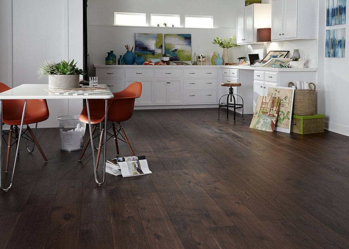 9/16 in. Porter House Hickory Prefinished Engineered Hardwood Flooring 7.5 in. Wide
