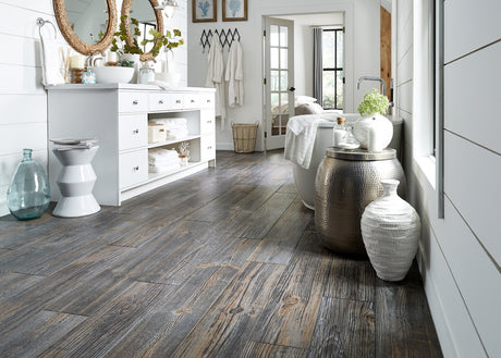 48"x8" AV UL Boardwalk Oak Porcelain Tile- Stack Out - 939.46 Sq. Ft.