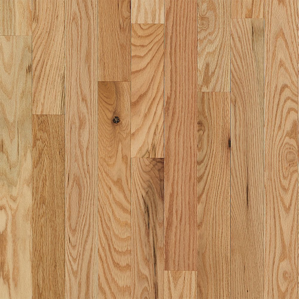3/4 in. Red Oak Solid Hardwood Flooring 3.25 in. Wide - Sample