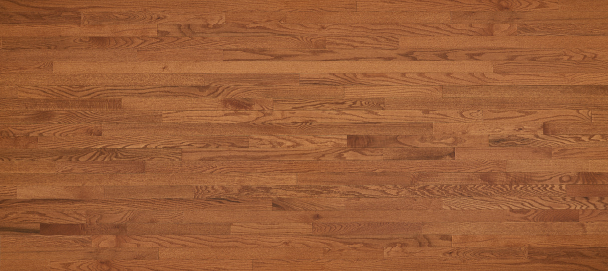 3/4 in. Gunstock Oak Solid Hardwood Flooring 2.25 in. Wide - Sample