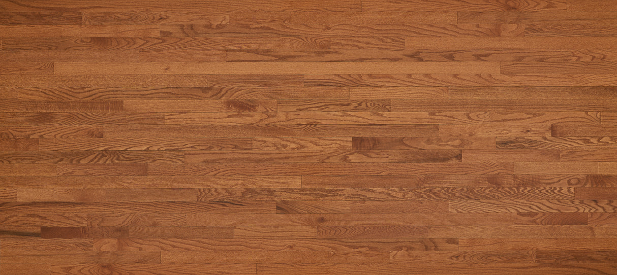3/4 in. Gunstock Oak Prefinished Solid Hardwood Flooring 2.25 in. Wide - Close Out - As-Is