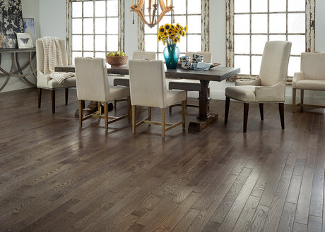 3/4 in. Gray Fox Oak Prefinished Solid Hardwood Flooring 3.25 in. Wide